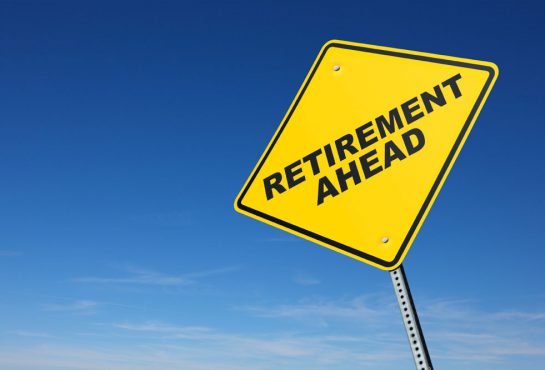 sign that says Retirement Ahead